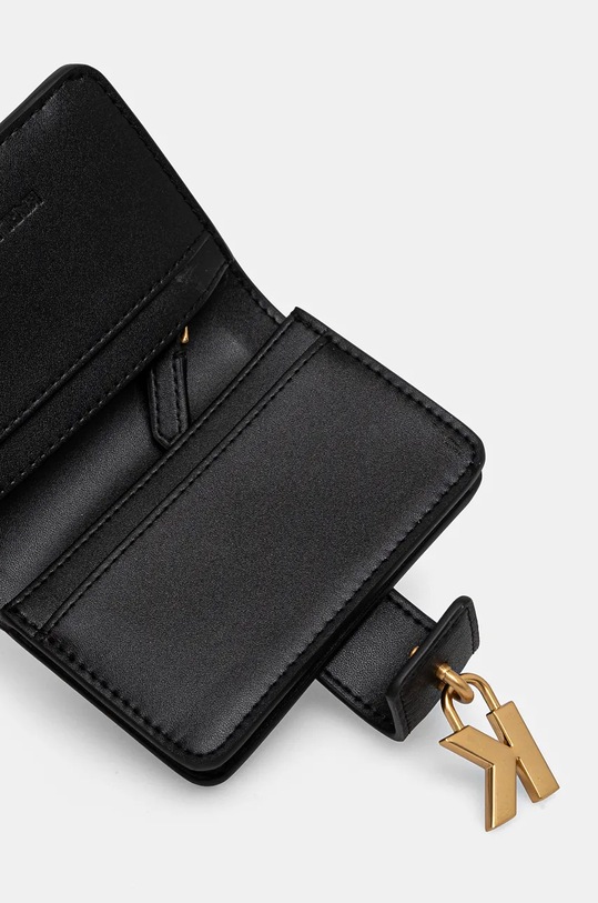 Karl Lagerfeld portofel de piele 246W3215 negru AW24