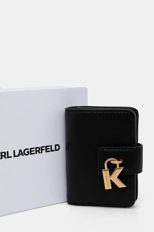 Karl Lagerfeld portofel de piele negru 246W3215