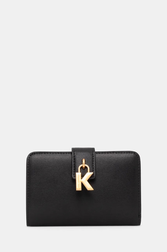 Karl Lagerfeld bőr pénztárca nappa bőr fekete 246W3216