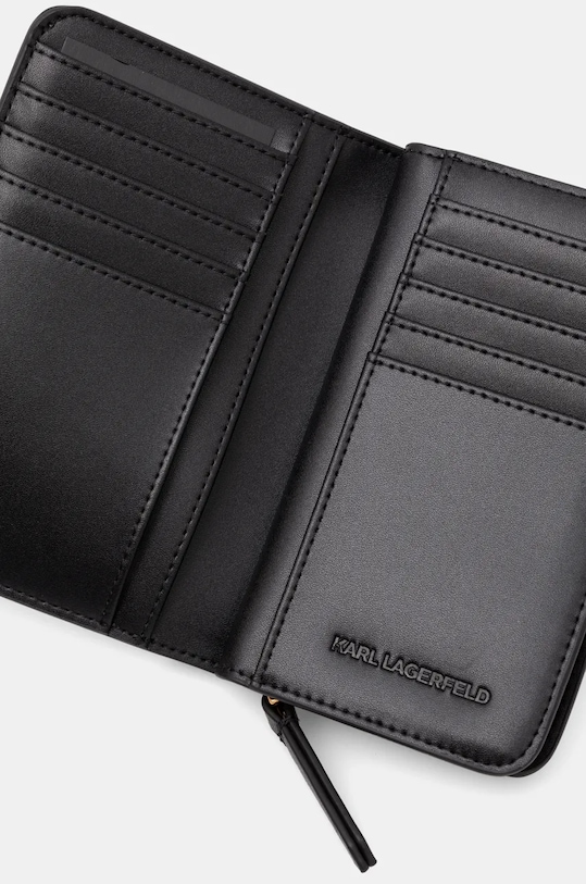 Kiegészítők Karl Lagerfeld bőr pénztárca 246W3216 fekete