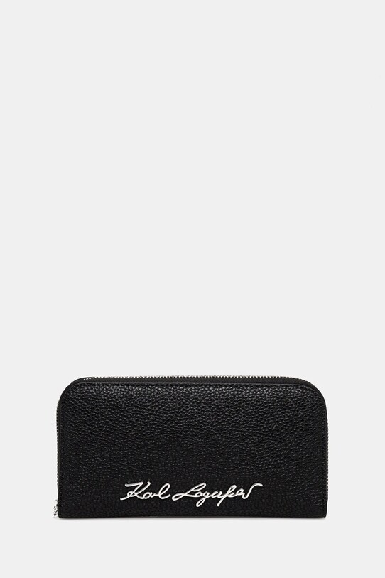 Karl Lagerfeld portofel piele negru 24WW3216