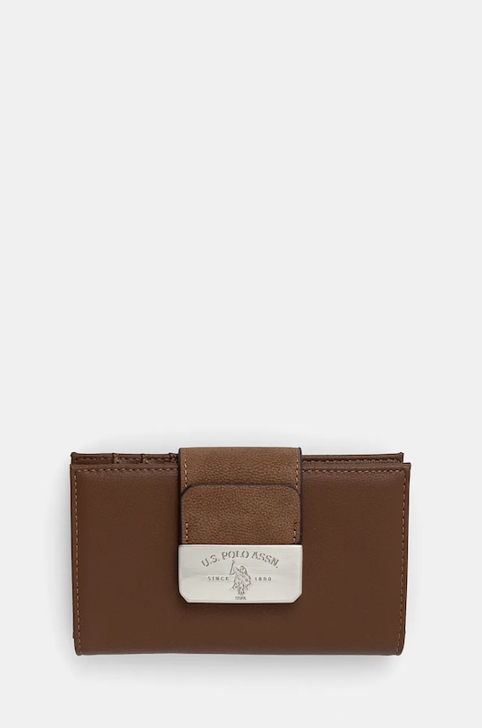 Peněženka U.S. Polo Assn. Romantic hladký hnědá WIUR08428WVP