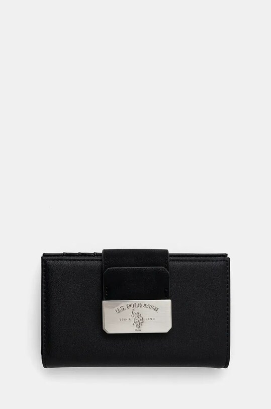 Peňaženka U.S. Polo Assn. Romantic jednofarebný čierna WIUR08428WVP
