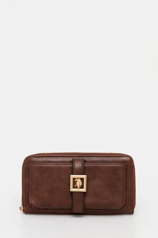 U.S. Polo Assn. portfel Caring imitacja skóry licowej brązowy WIUC08505WVP