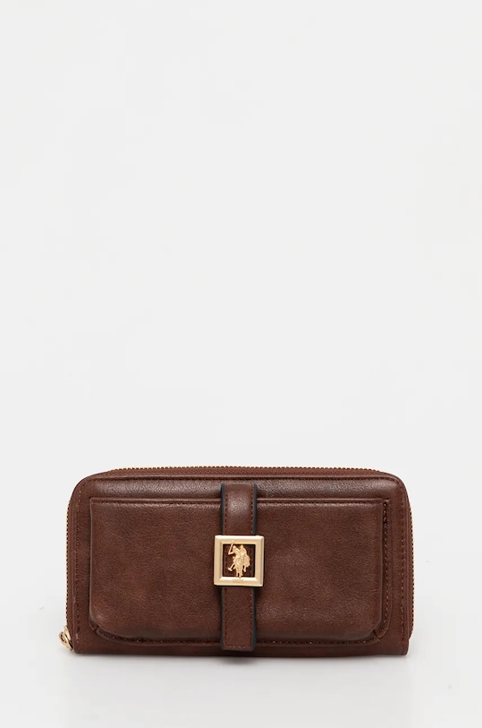 U.S. Polo Assn. portfel Caring imitacja skóry licowej brązowy WIUC08505WVP