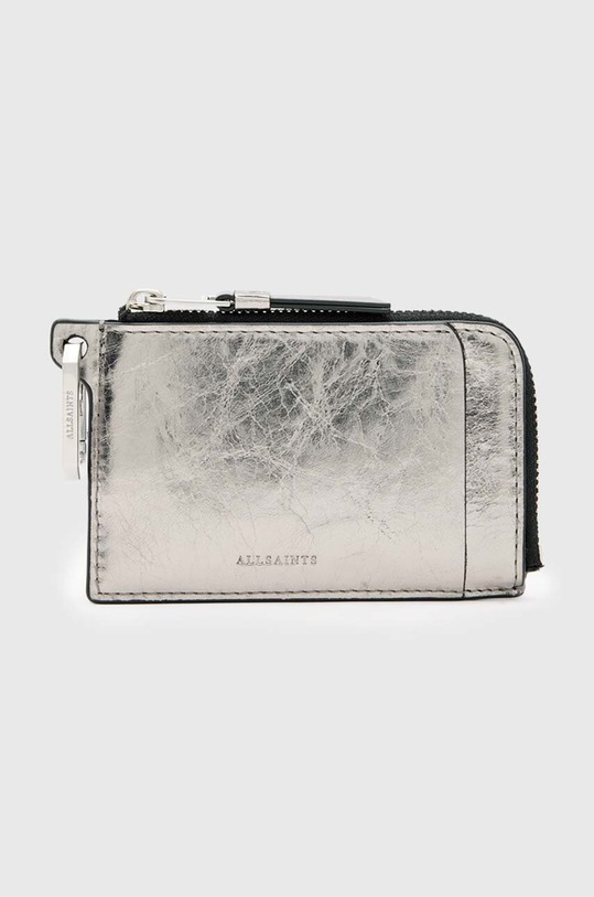 AllSaints portofel de piele REMY WALLET piele gri W017XZ