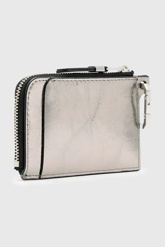 Δερμάτινο πορτοφόλι AllSaints REMY WALLET W017XZ γκρί AW24