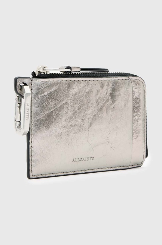 Accesorii AllSaints portofel de piele REMY WALLET W017XZ gri