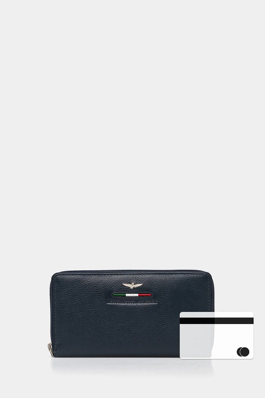 Кожен портфейл Aeronautica Militare IN AM157 тъмносин