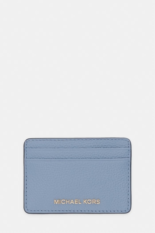 MICHAEL Michael Kors etui na karty skórzane etui na karty niebieski 32F7GF6D0L