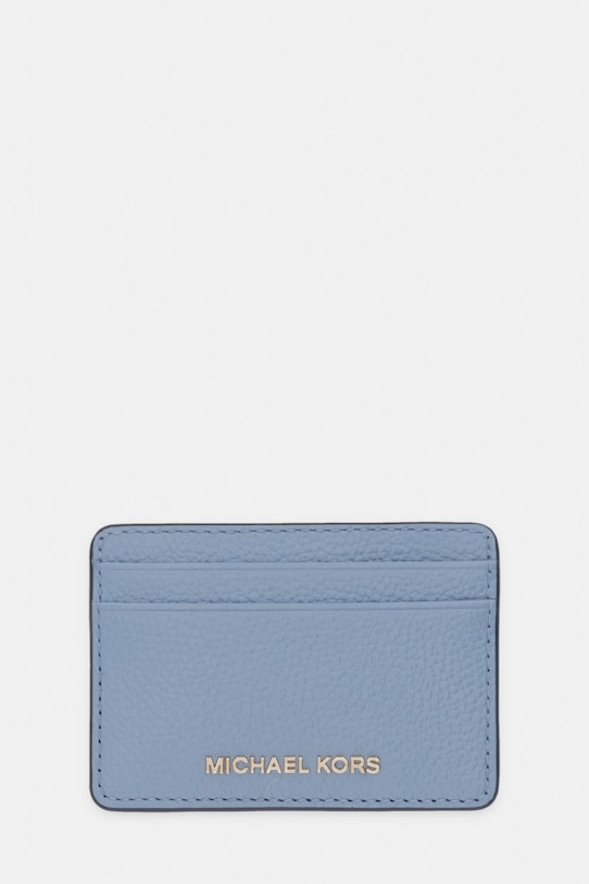 MICHAEL Michael Kors etui na karty skórzane etui na karty niebieski 32F7GF6D0L