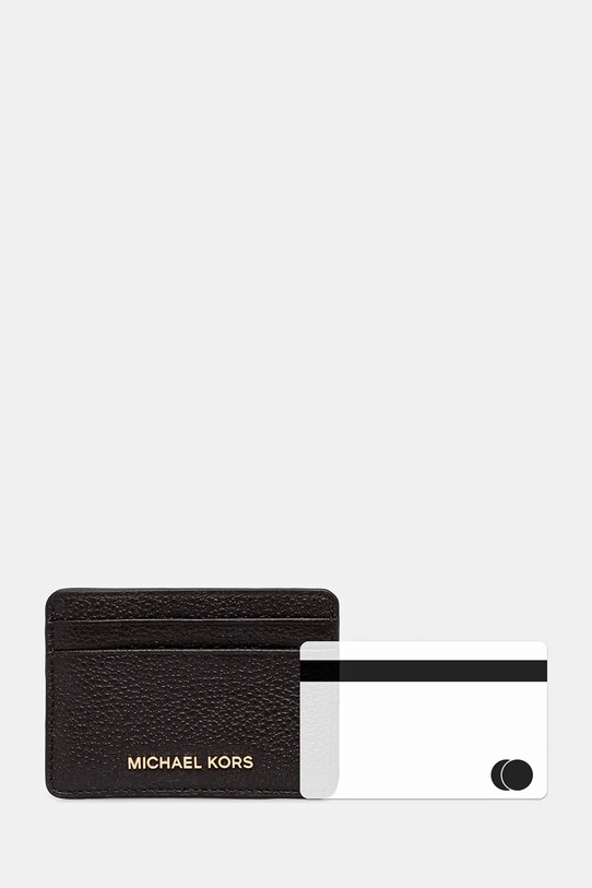 Шкіряний чохол на банківські карти MICHAEL Michael Kors 32F7GF6D0L коричневий