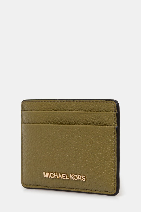 Δερμάτινη θήκη για κάρτες MICHAEL Michael Kors 32F7GF6D0L πράσινο AW25
