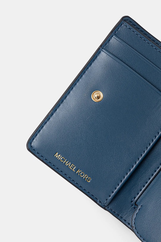 Kožená peněženka MICHAEL Michael Kors 32S4G8ED7L modrá SS25