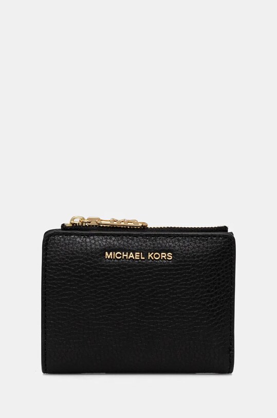 Кожаный кошелек MICHAEL Michael Kors мелкий узор чёрный 32S4G8ED7L