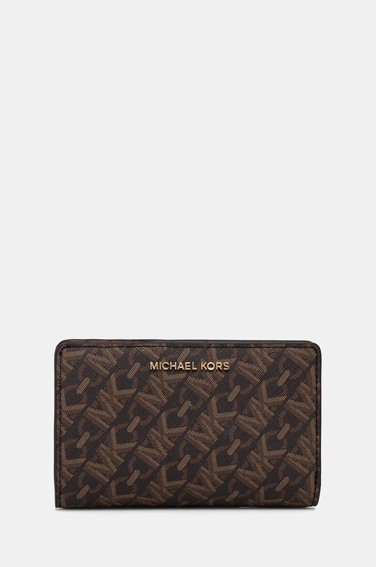 Peněženka MICHAEL Michael Kors imitace kůže hnědá 32R4G8ED6B