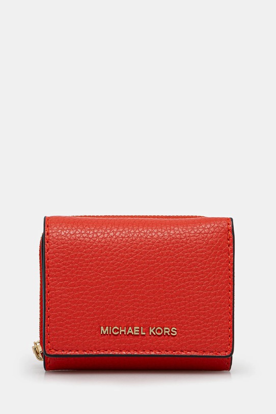 MICHAEL Michael Kors bőr pénztárca apró mintás piros 32S4G8ED8L