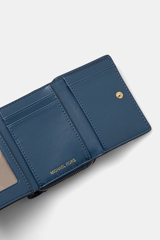 Kožni novčanik MICHAEL Michael Kors 32S4G8ED8L plava SS25