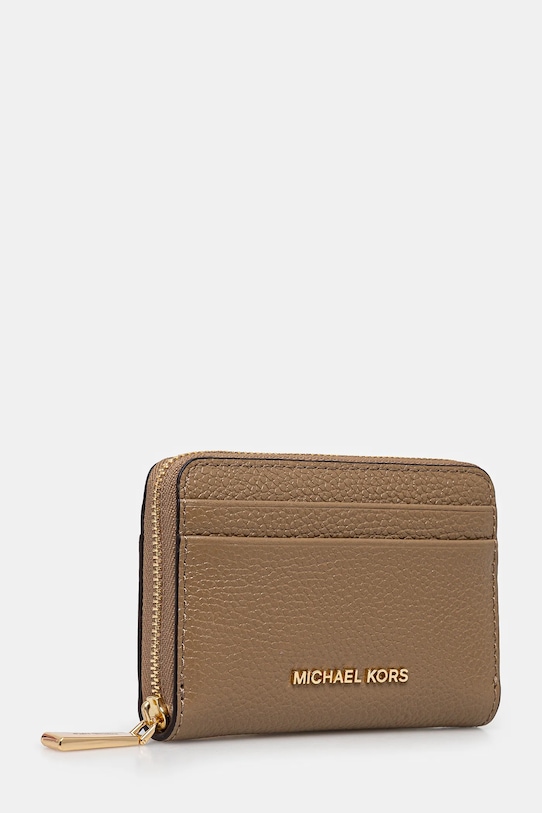 Kožená peněženka MICHAEL Michael Kors 32T4GJ6Z5L hnědá SS25