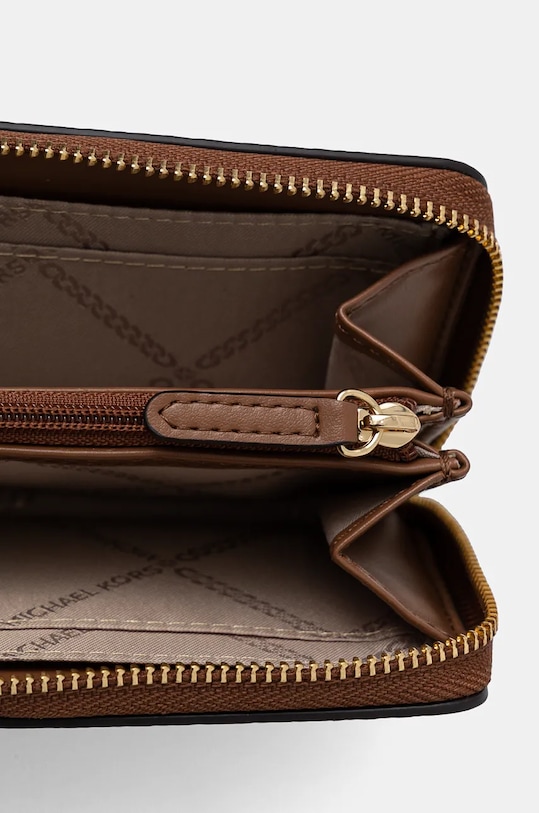 Kožená peňaženka MICHAEL Michael Kors hnedá 32T4GJ6Z5L