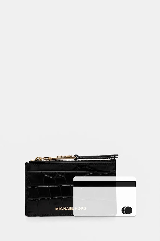 Doplňky Kožená peněženka MICHAEL Michael Kors 32F4G8ED1E černá