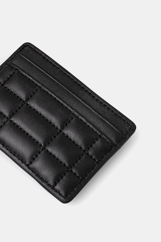 Kožené puzdro na karty MICHAEL Michael Kors 32R4GJ6D0L čierna AW24