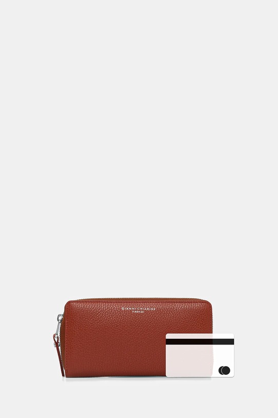 Gianni Chiarini portfel skórzany PF.5042.GRN pomarańczowy