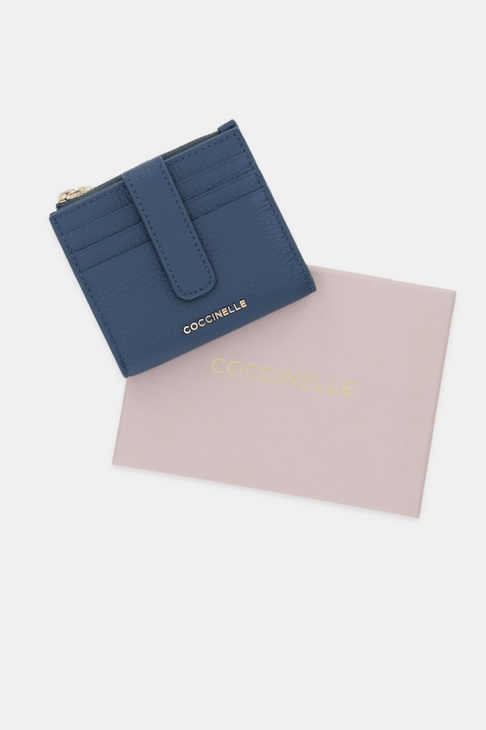 Coccinelle portofel de piele E2.MW5.11.F7.01 albastru