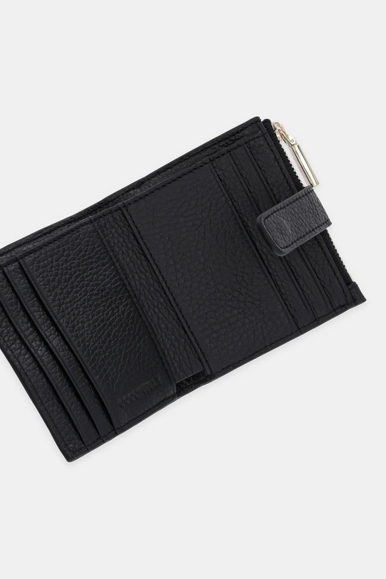 Coccinelle portfel skórzany czarny E2.MW5.11.F7.01