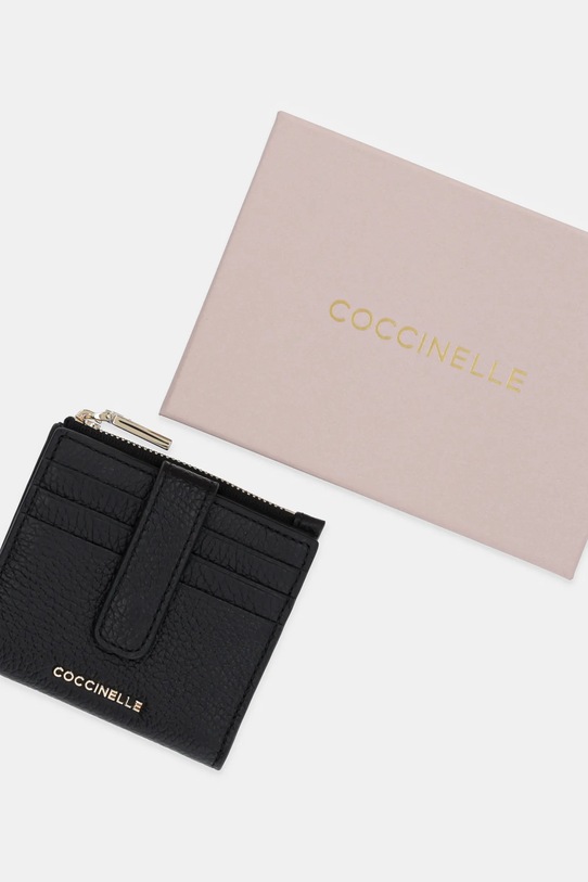 Coccinelle portfel skórzany E2.MW5.11.F7.01 czarny