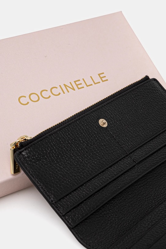 Akcesoria Coccinelle portfel skórzany E2.MW5.11.B5.01 czarny