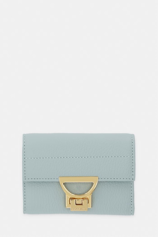 Kožená peněženka Coccinelle tyrkysová E2.MD5.11.F0.01