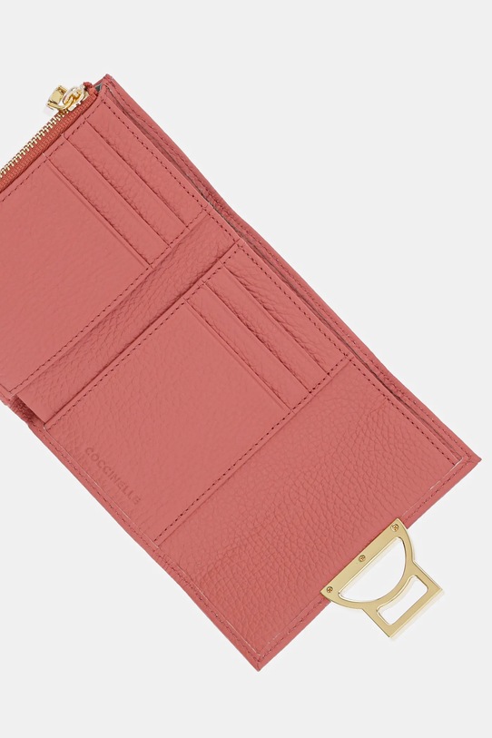Kožená peňaženka Coccinelle oranžová E2.MD5.11.F0.01