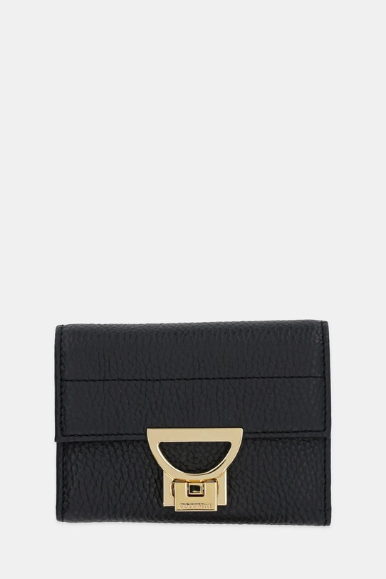 Coccinelle portfel skórzany czarny E2.MD5.11.F0.01