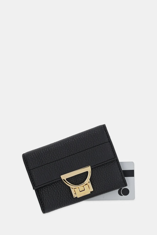 Akcesoria Coccinelle portfel skórzany E2.MD5.11.F0.01 czarny