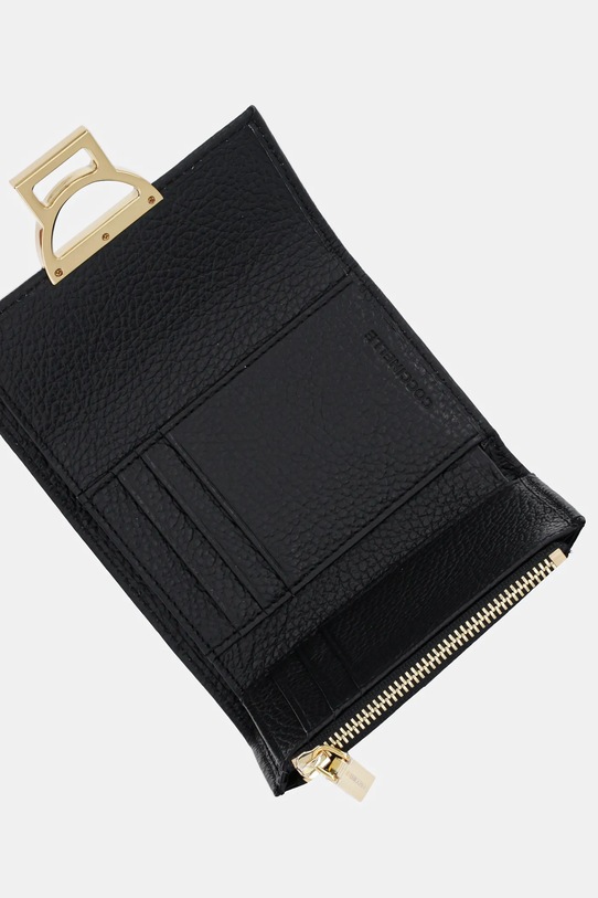 Coccinelle portfel skórzany czarny E2.MD5.11.F0.01