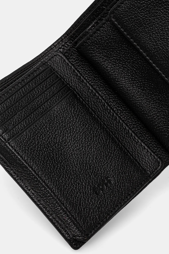 BOSS portfel skórzany 50523685 czarny AW24