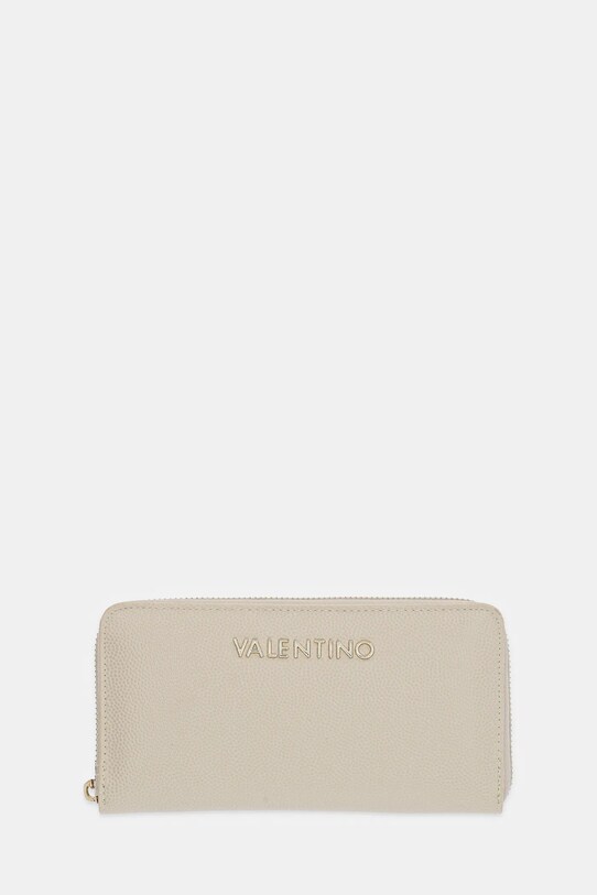 Valentino Bags portfel imitacja skóry licowej beżowy VPS1R4155G