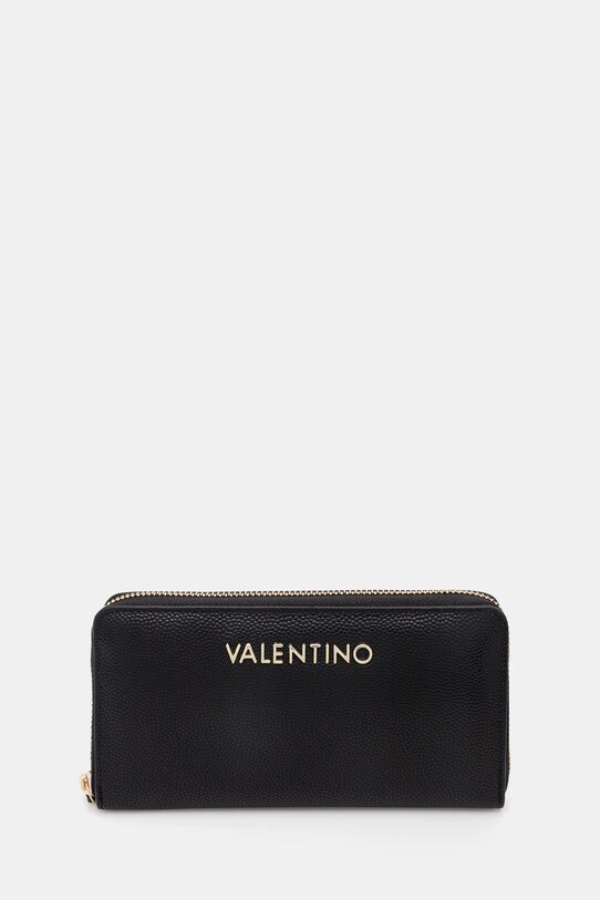 Гаманець Valentino Bags імітація лицьової шкіри чорний VPS1R4155G