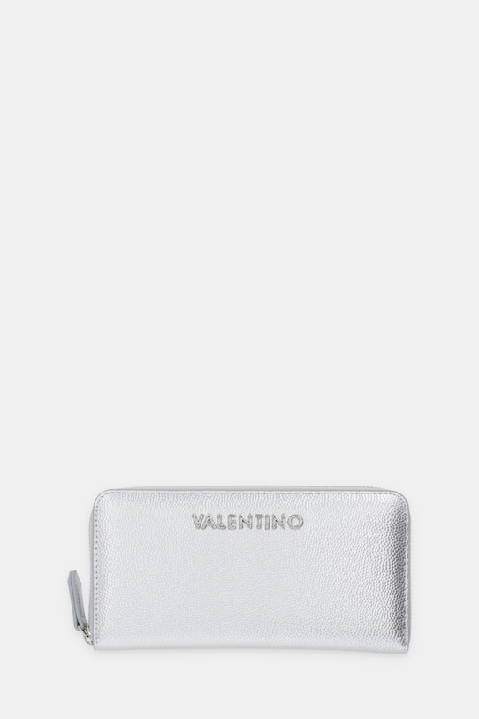 Valentino Bags portfel imitacja skóry licowej srebrny VPS1R4155G