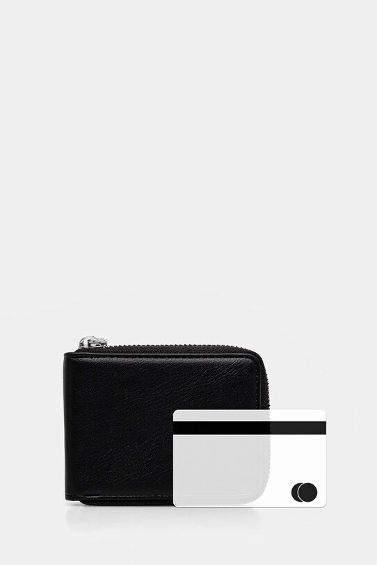 Sisley portfel czarny 6W75SY03D