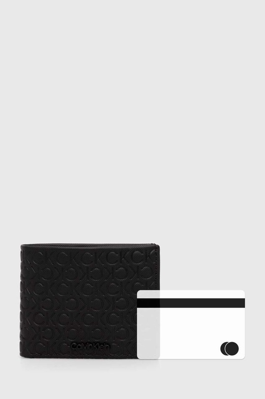 Calvin Klein portfel skórzany K50K511937 czarny