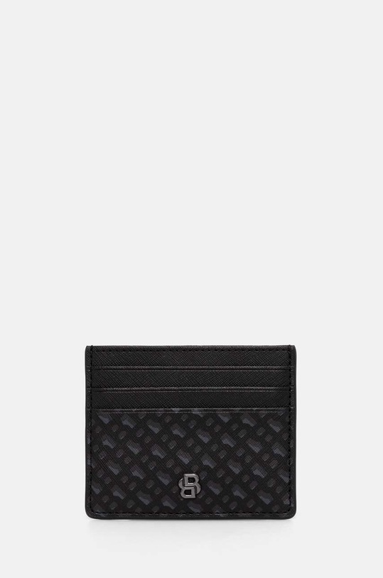 Kožni etui za kartice BOSS Planet friendly crna 50523971