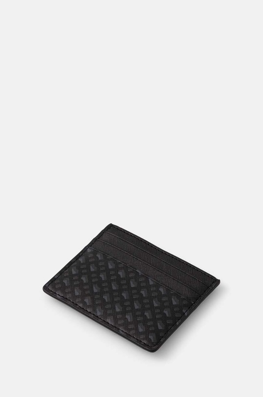 Kožni etui za kartice BOSS 50523971 crna AW24