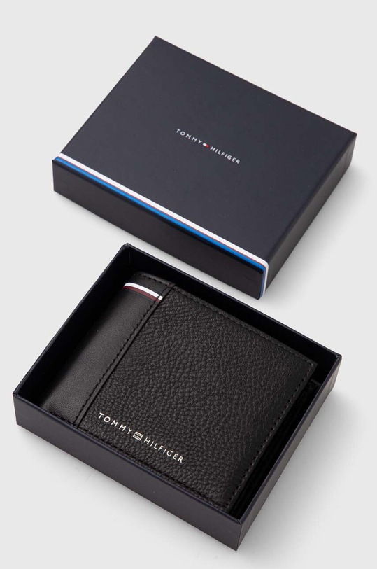 Tommy Hilfiger portofel de piele negru AM0AM12521