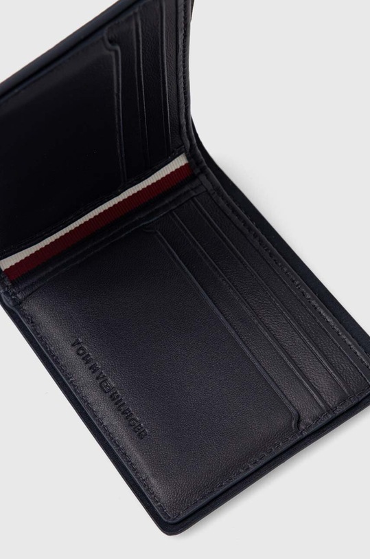 Accesorii Tommy Hilfiger portofel de piele AM0AM12528 bleumarin