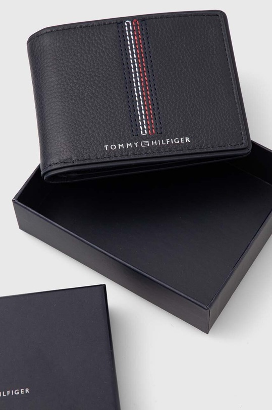 Tommy Hilfiger portofel de piele bleumarin AM0AM12528