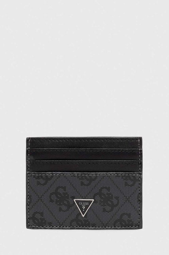 Кожаный чехол на карты Guess MITO кожа чёрный SMVELE.LEA25