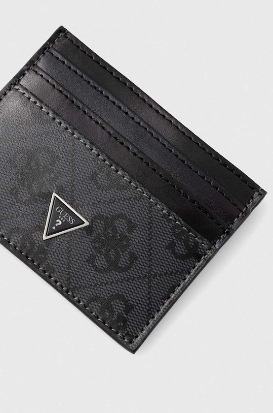 Аксессуары Кожаный чехол на карты Guess MITO SMVELE.LEA25 чёрный