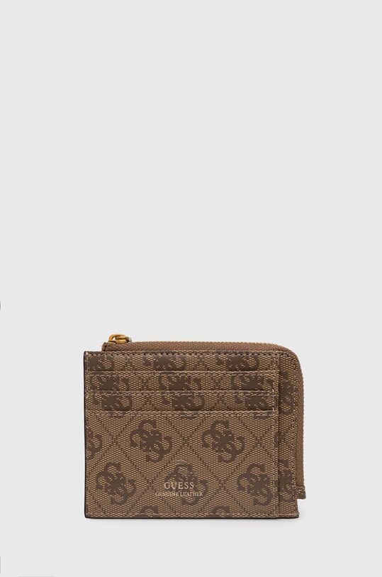 Кожаный кошелек Guess MITO кожа бежевый SMVELE.LEA75
